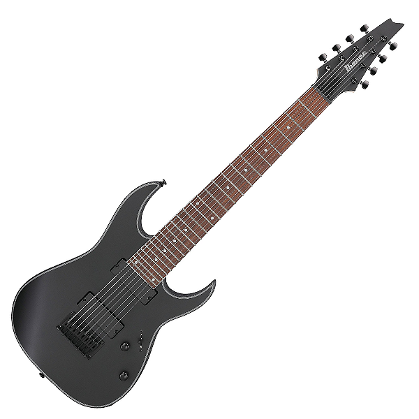 Guitarra 8C Ibanez RG8EX BKF Black Flat