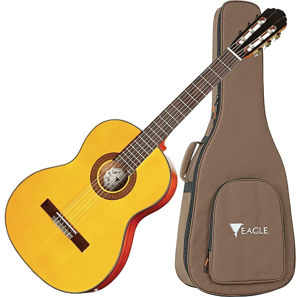Violão Clássico Eletroacústico Eagle Nylon DH69T VG