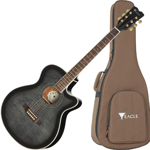 Violão Eletroacústico Eagle CH70 BKB Black Sunburst