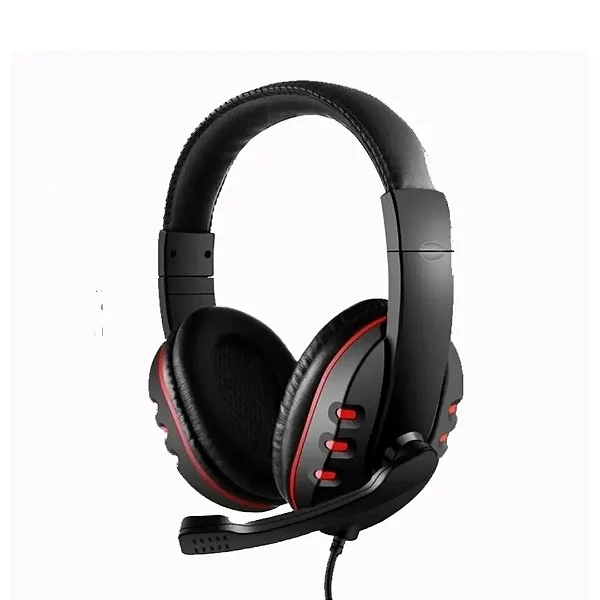 Headset Gamer Preto e Vermelho KA-903 Kapbom
