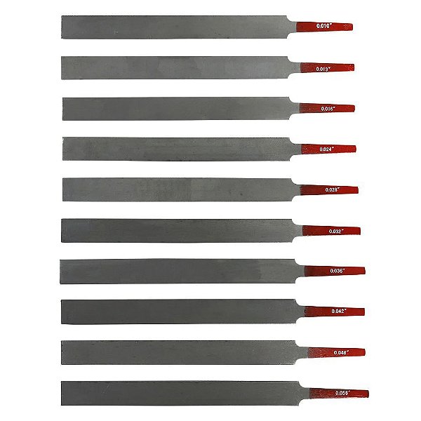 Conjunto Limas Trastes Instrumentos (10 Peças) Hosco TL-NF10