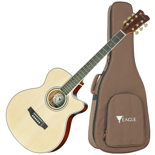 Violão Eletroacústico Eagle CH70 STNT Satin Natural