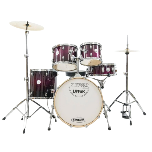 Bateria Acústica X-Pro 20" Purple Sparkle