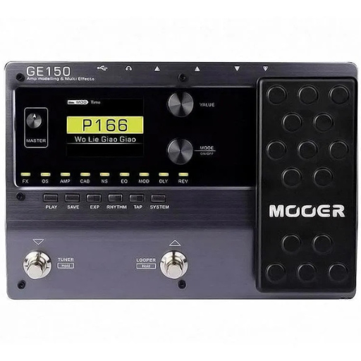 Pedaleira Multiefeitos Mooer GE150 para Guitarra