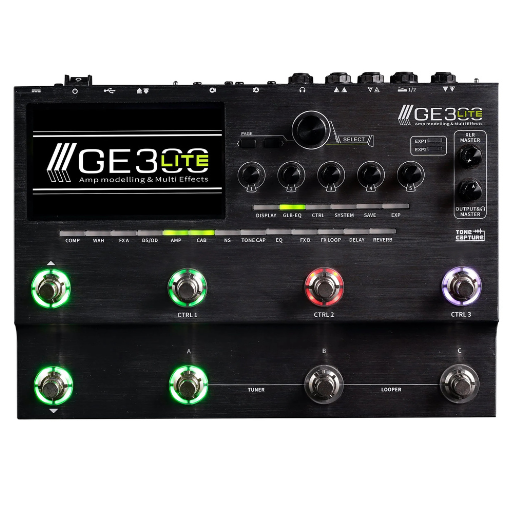 Pedaleira Multiefeitos Mooer GE300 Lite para Guitarra