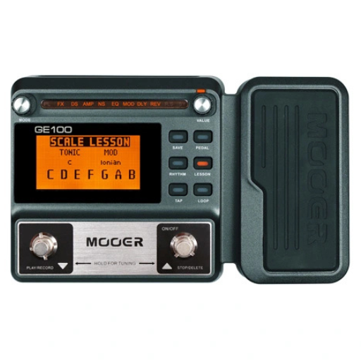 Pedaleira Multiefeitos Mooer GE100 para Guitarra