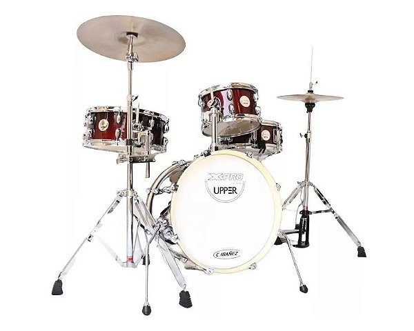 Bateria Acústica X-Pro 16" Red Sparkle