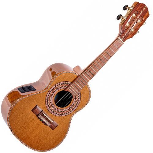 Cavaco Eletroacústico Rozini Virtuoso RC23.FP2.N.CD com Tampo Maciço e Fishman Presys II