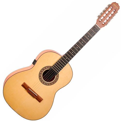 Viola Eletroacústica Rozini Maria RV109.EGC.F.CD com Tampo Maciço em Marupá e EQ GC-2