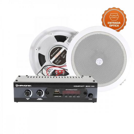 Kit Som Ambiente Compact 200OD CS530 - Qualidade de Som Superior para Ambientes