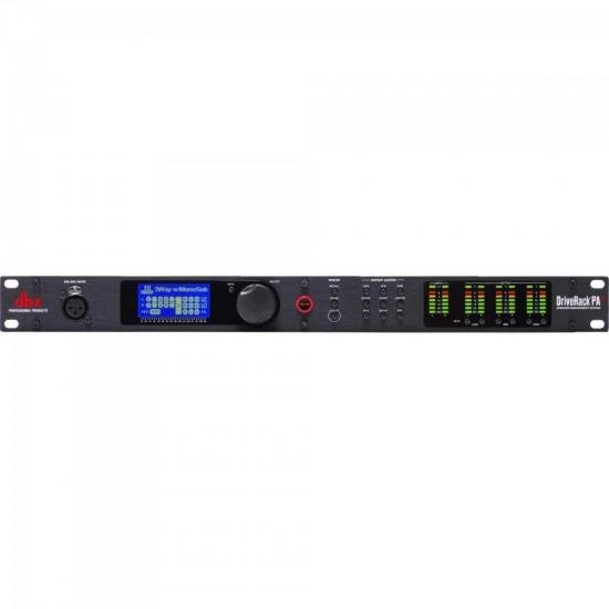 Processador de Som DriveRack PA2 220V Preto DBX - Controle e Otimização de Áudio Profissional