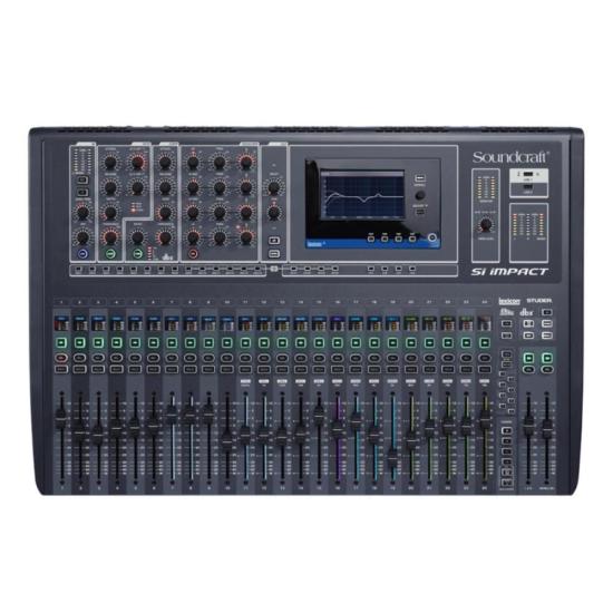 Mesa de Som 40 Canais Si Impact Azul SOUNDCRAFT - Qualidade Profissional e Performance Superior