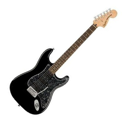 Guitarra Squier Affinity Stratocaster Limited Edition Black - Qualidade e Estilo para Músicos