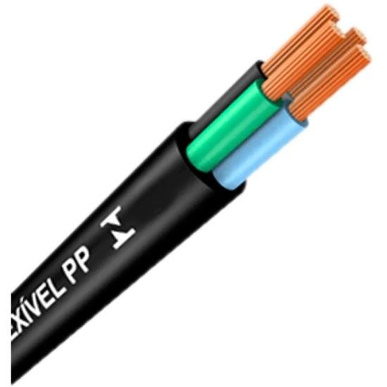 Fio PP 4x0,75mm Preto Controller - RL / 100 Metros - Alta Qualidade e Durabilidade para Conexões Elétricas