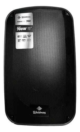 Caixa de Som Ativa Waldman PTY-700 com Bluetooth, USB/SD, Rádio FM e 700W de Pico