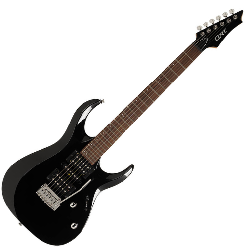 Guitarra Elétrica Cort X200 BK Black com Captadores HSH Powersound