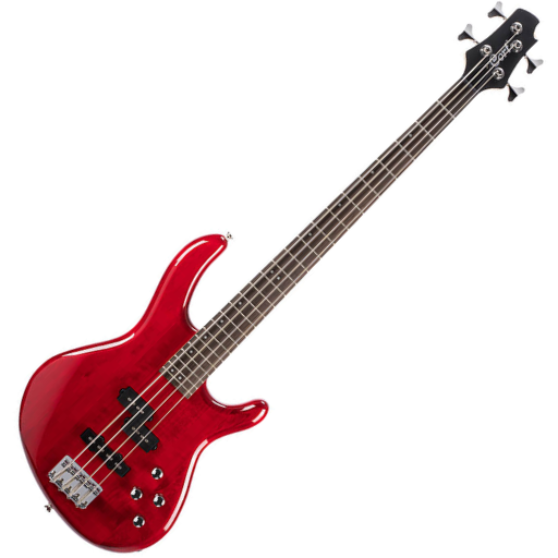 Contrabaixo 4 Cordas Ativo Cort Action Bass Plus TR com Captadores PJ Powersound e EQ Ativo de 2 Bandas