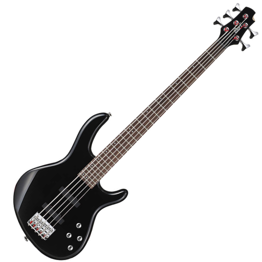 Contrabaixo 5 Cordas Ativo Cort Action Bass V Plus BK com Captadores JJ Powersound e EQ Ativo de 2 Bandas