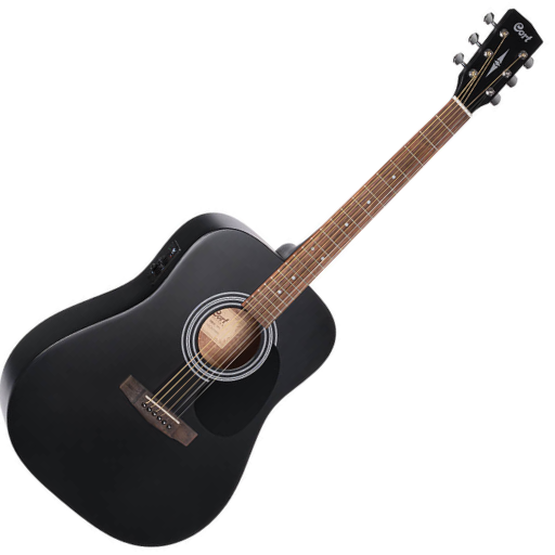 Violão Eletroacústico Cort AD810E BKS Folk com Tampo Spruce e Pré CE304T Black Satin