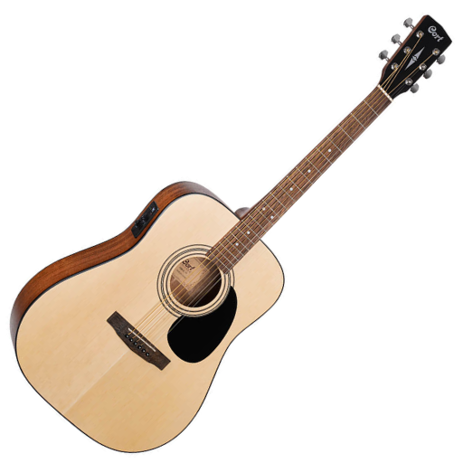 Violão Eletroacústico Cort AD810E OP Folk com Tampo Spruce e Pré CE304T Open Pore Natural