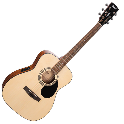 Violão Eletroacústico Cort AF510E OP Concert com Tampo Spruce Corpo em Mogno Pré CE304T Open Pore