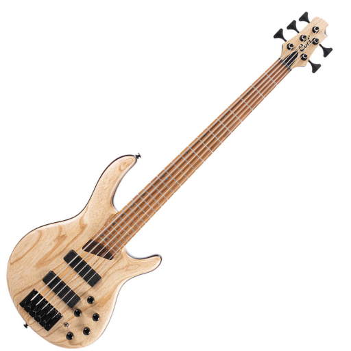 Contrabaixo 5 Cordas Cort B5 Element OPN Bartolini MK1 Ponte MetalCraft M5 Escala Roasted Maple