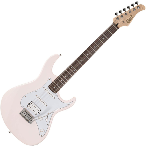 Guitarra Cort G200 PPK Pastel Pink com Captadores Powersound HSS
