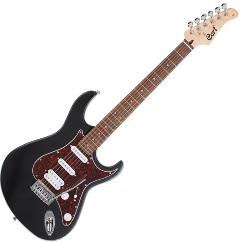 Guitarra Cort G110 OPBK Open Pore Black com Captadores Powersound HSS