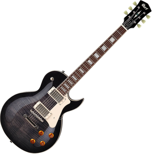 Guitarra Cort CR250 TBK Trans Black com Captadores Voiced Tone