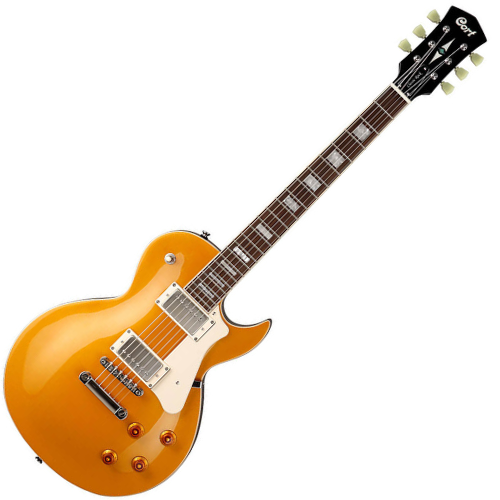 Guitarra Cort CR200 GT Gold Top com Captadores Voiced Tone