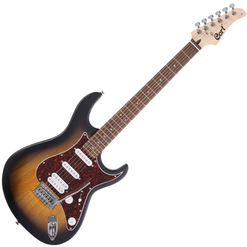 Guitarra Cort G110 Open Pore Sunburst com Captadores Powersound HSS