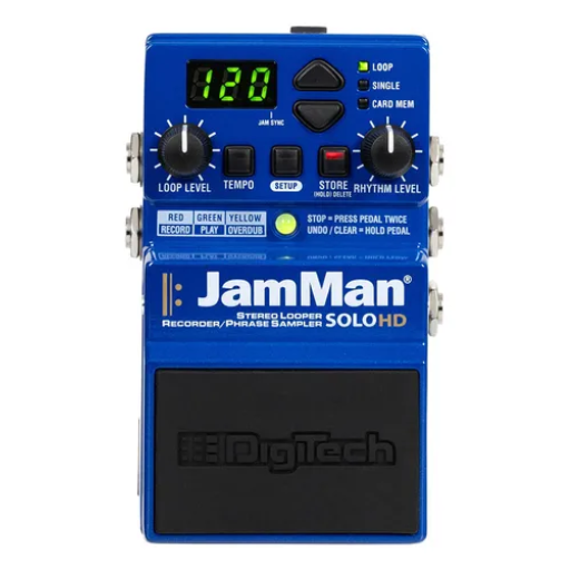 Pedal de Efeito para Guitarra Digitech JamMan Solo HD JMSHDV-04 C/ Fonte