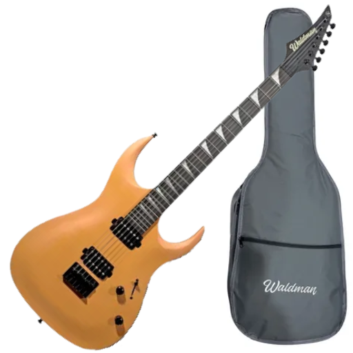 Guitarra Waldman WGAR441X ORS Orange Satin com Captadores WLD Custom HH C/ Bag
