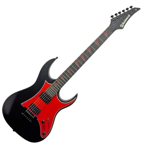 Guitarra Waldman WIG131X BKS Black Satin com Captadores WLD HH
