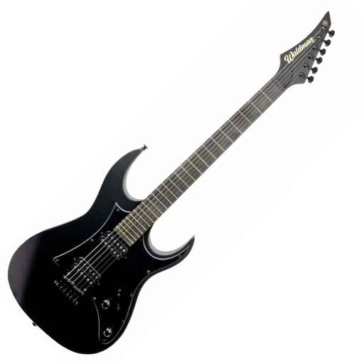 Guitarra Waldman WIGR131X BKS Black Satin com Captadores WLD HH e Headstock Reverso