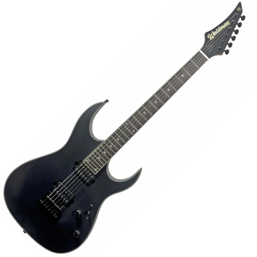 Guitarra Waldman WIGR231X BKS Black Satin com Captadores WLD HH e Headstock Reverso