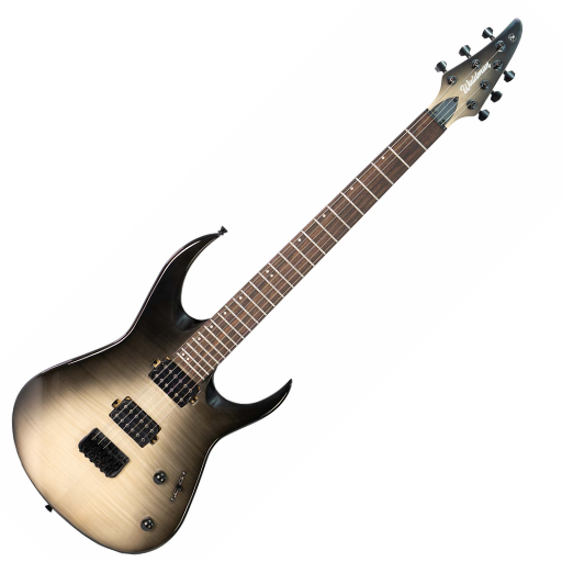 Guitarra Waldman WM320F BKB Black Burst com Captadores HH e Flamed Maple Top