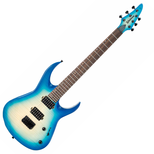 Guitarra Waldman WM320F GRB Green Burst com Captadores HH e Flamed Maple Top