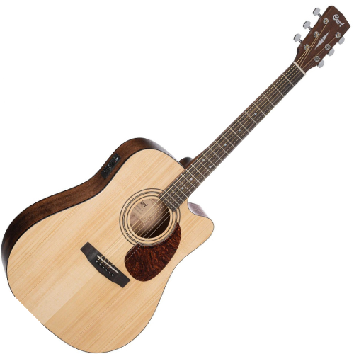 Violão Cort Earth 60CE OP Eletroacústico Dreadnought com Tampo Maciço e Captação CE304T