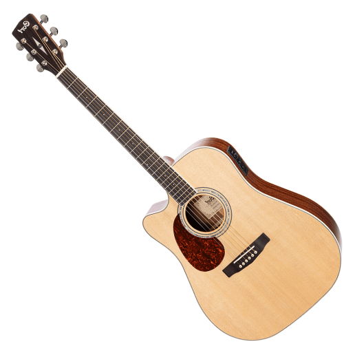 Violão Cort MR710F LH Canhoto Dreadnought com Tampo Sólido e Equalizador Fishman Presys