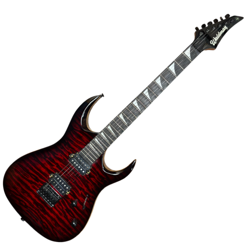 Guitarra Waldman WGA220QX RD Red com Captadores HH e Quilted Top