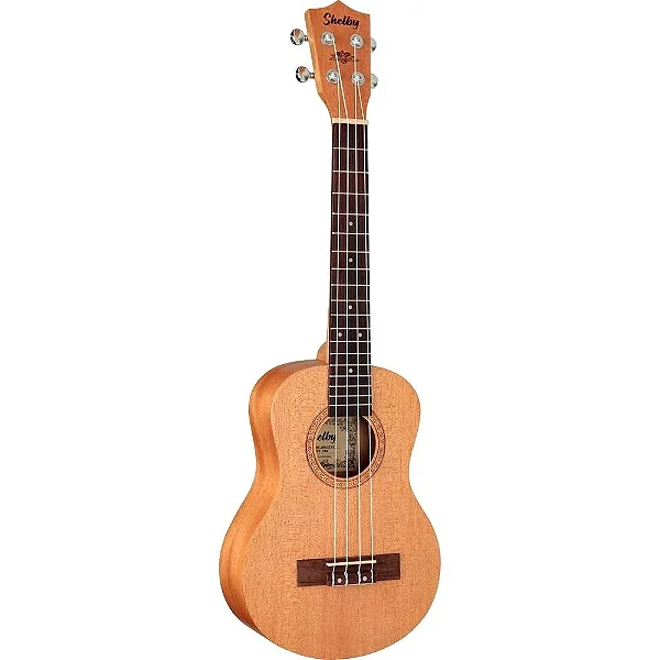 Ukulele Tenor eletrico 25'' SU25M Mahogany Shelby Canhoto