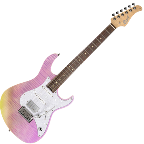Guitarra Cort G280 Select TCP Trans Chameleon Purple Captadores Voiced Tone VTH-77