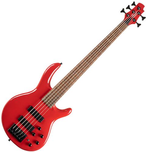 Contrabaixo Cort C5 Deluxe CRD 5 Cordas com Captadores Bartolini MK-1 e MetalCraft M5.