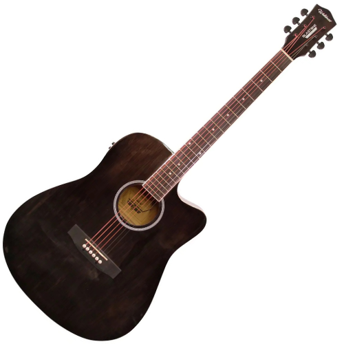 Violão Eletroacústico Waldman DCE 141 GY Folk Aço e Pré-amplificador EQ-3RT