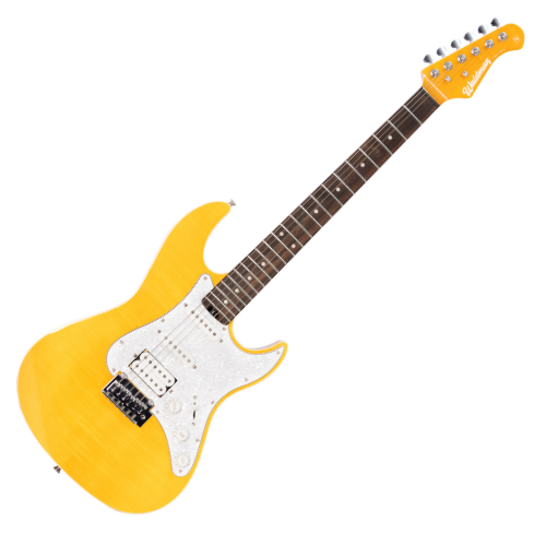 Guitarra Waldman ST-511F FOR Strato Forest Green com Tampo Flamed Maple HSS