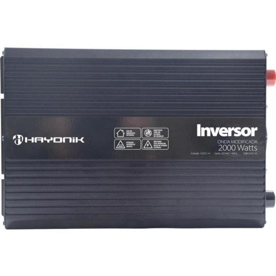 Inversor Automotivo HAYONIK MSW122 Onda Modificada 2000W 12V/220V
