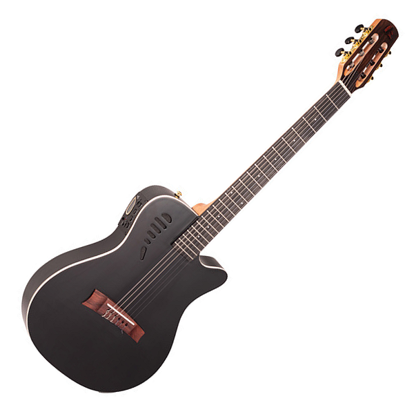 Violão Elétrico Marquês VN-11BKSEQ Black Satin EQ - 6 Cordas Série VN Premium com Equalizador
