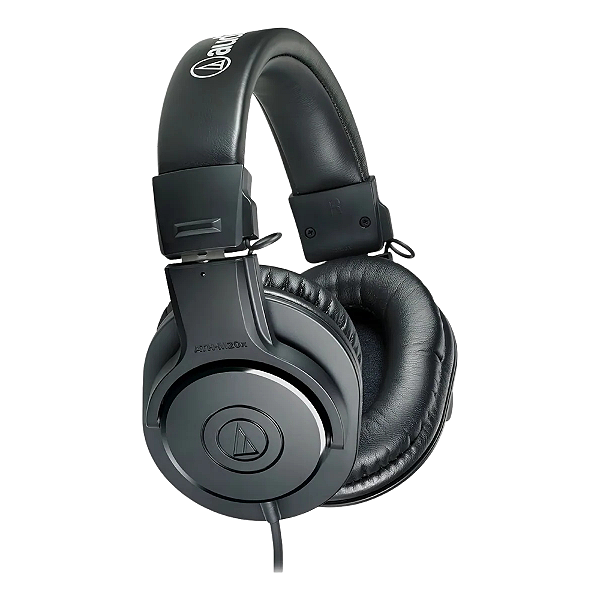 Fone de Ouvido Audio-Technica ATH-M20X Profissional para Estudio e Monitoramento
