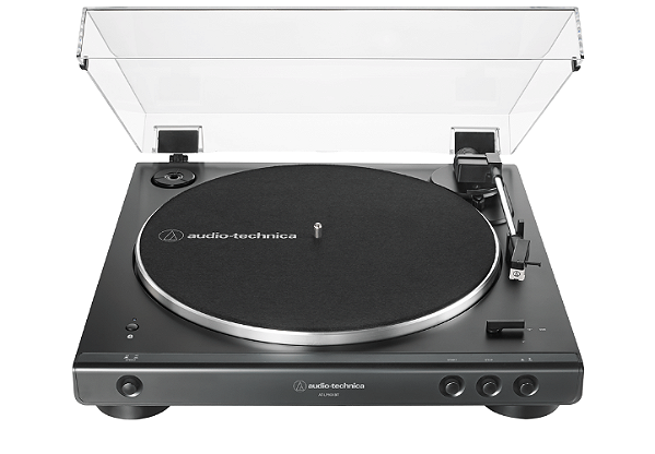 Toca-Discos Audio-Technica AT-LP60XBT-BK-C Bluetooth Automatico Belt-Drive
